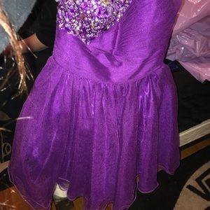 Purple prom dress